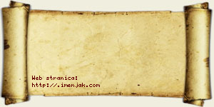 Nina Jačovac vizit kartica